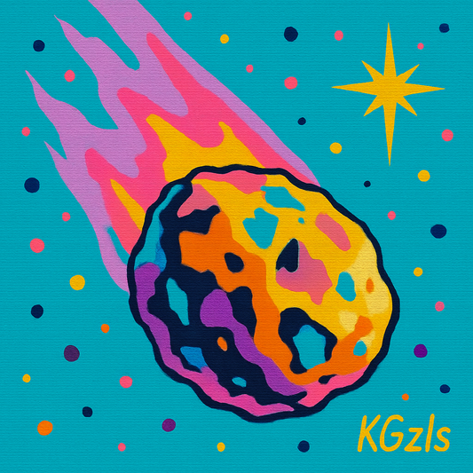 🎨 🌌 Evrensel Gezginler Üçlüsü – Kuyruklu Yıldız – Asteroit – Meteor