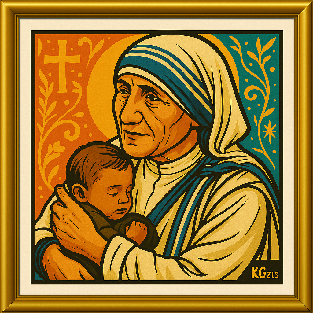 🎨 Mother Teresa | ✨ Neo Art Queens | 20. Yüzyıl Kadınları