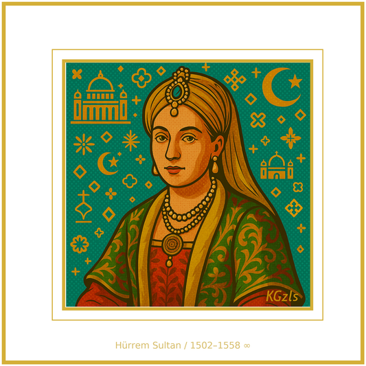 🎨 Hürrem Sultan | ✨ Pop Art & Anadolu Motifleriyle