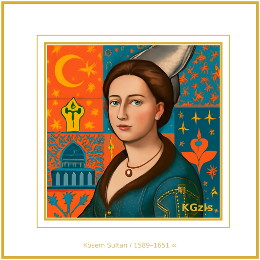 🎨 Kösem Sultan | ✨ Pop Art & Anadolu Motifleriyle