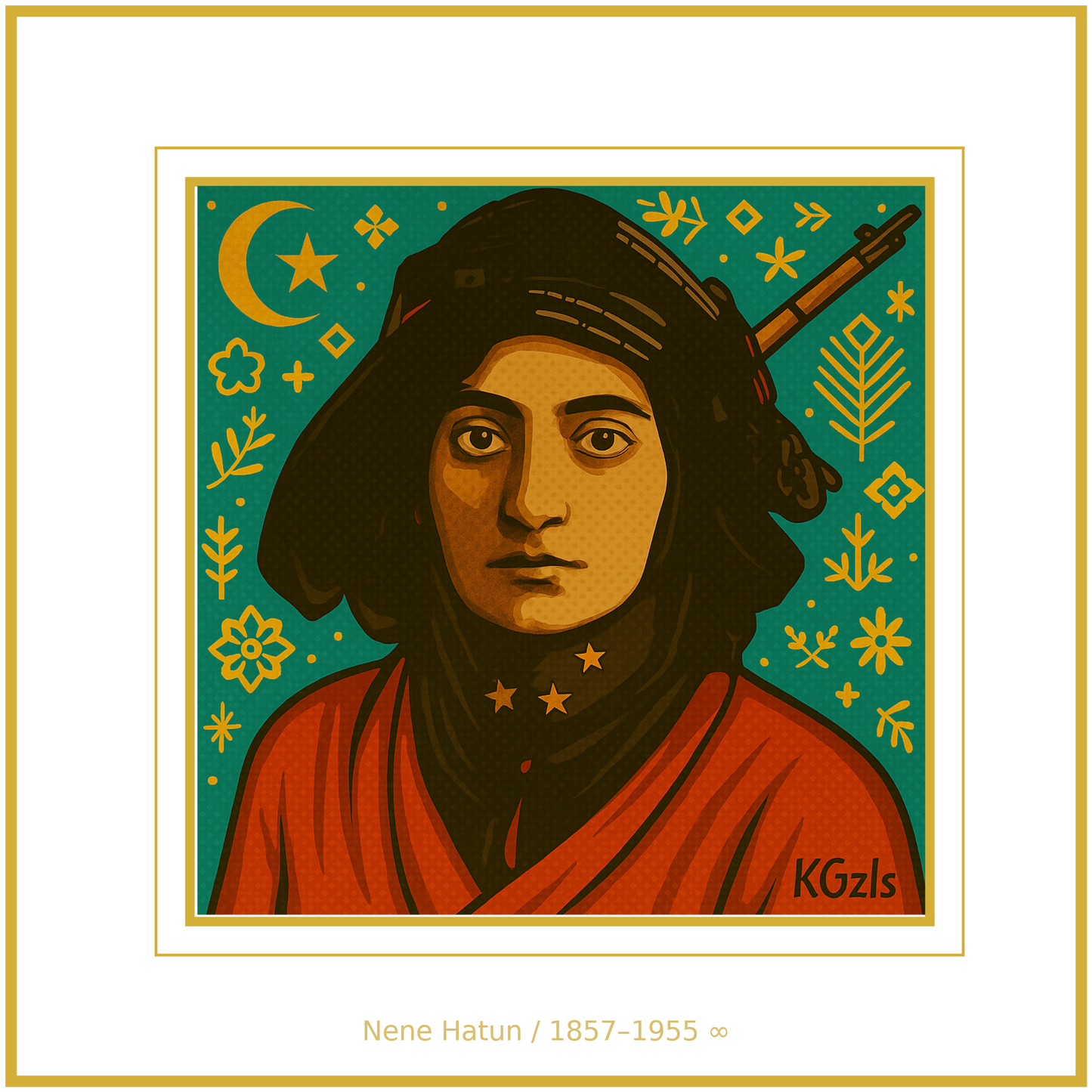 🎨 Nene Hatun | ✨ Pop Art & Anadolu Motifleriyle