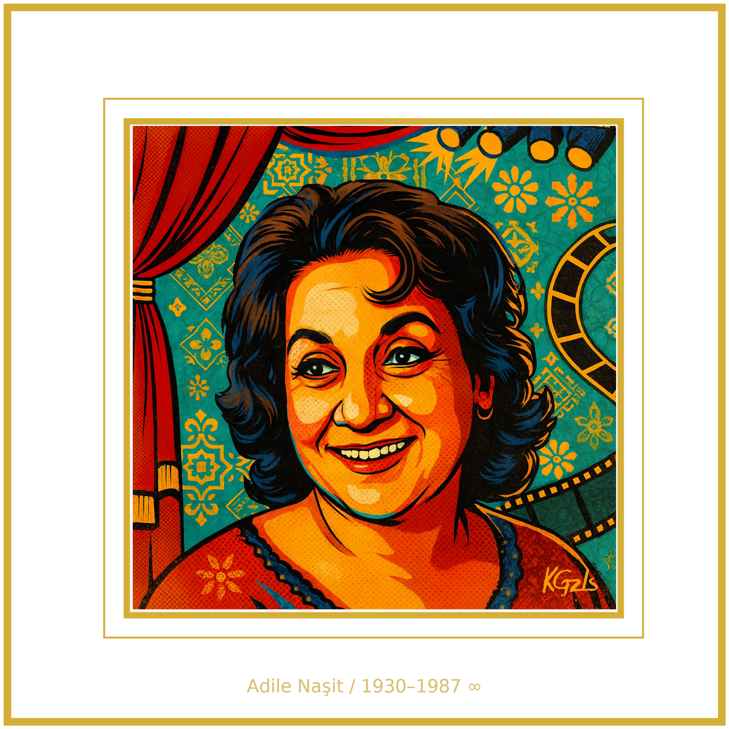 🎨 Adile Naşit | ✨ Pop Art & Anadolu Motifleriyle