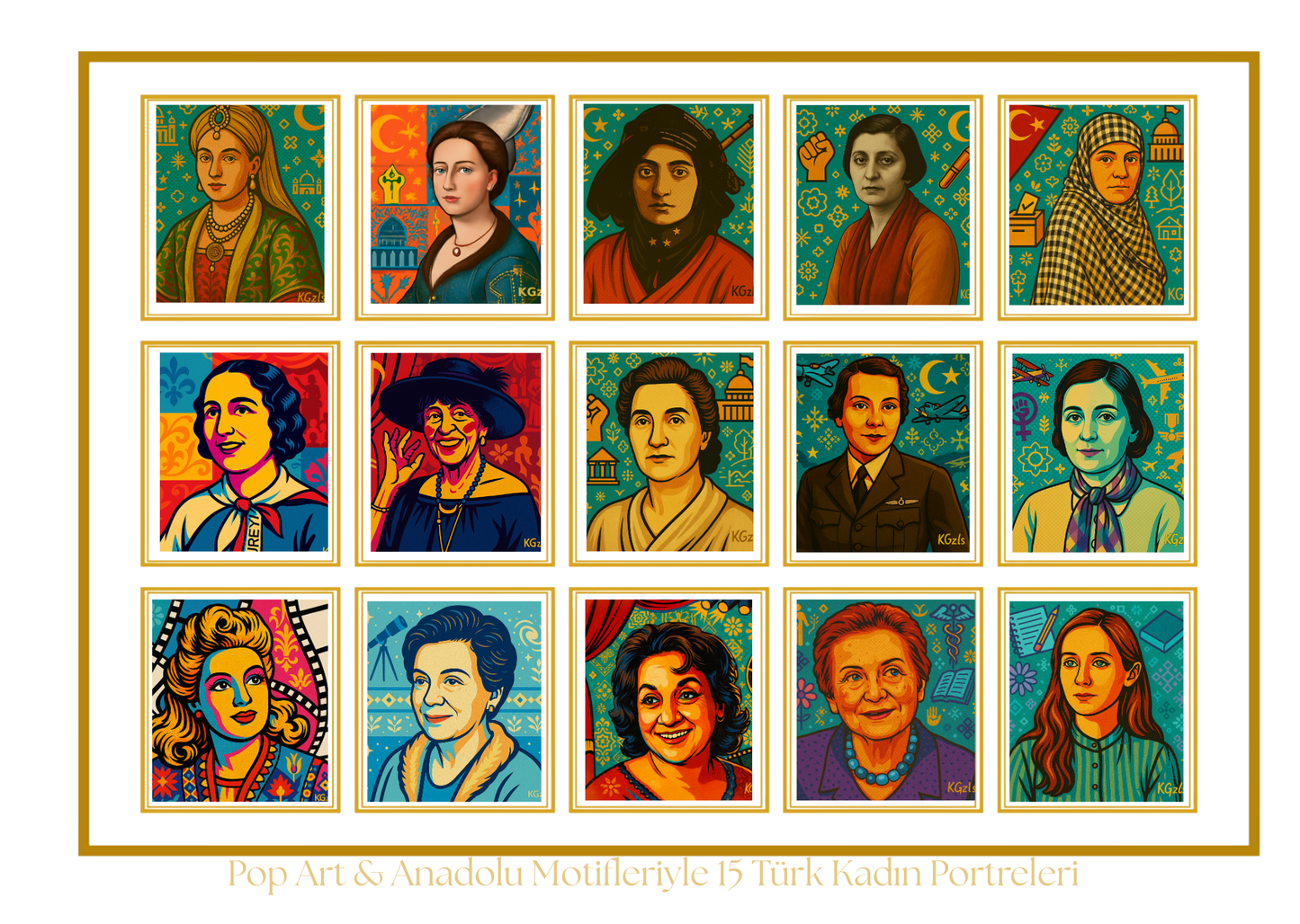 # 🎨 Çoklu Setler | ✨ Pop Art & Anadolu Motifleriyle