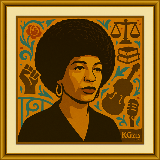 🎨 Angela Davis | ✨ Neo Art Queens | 20. Yüzyıl Kadınları