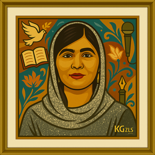 🎨 Malala Yousafzai | ✨ Neo Art Queens | 20. Yüzyıl Kadınları
