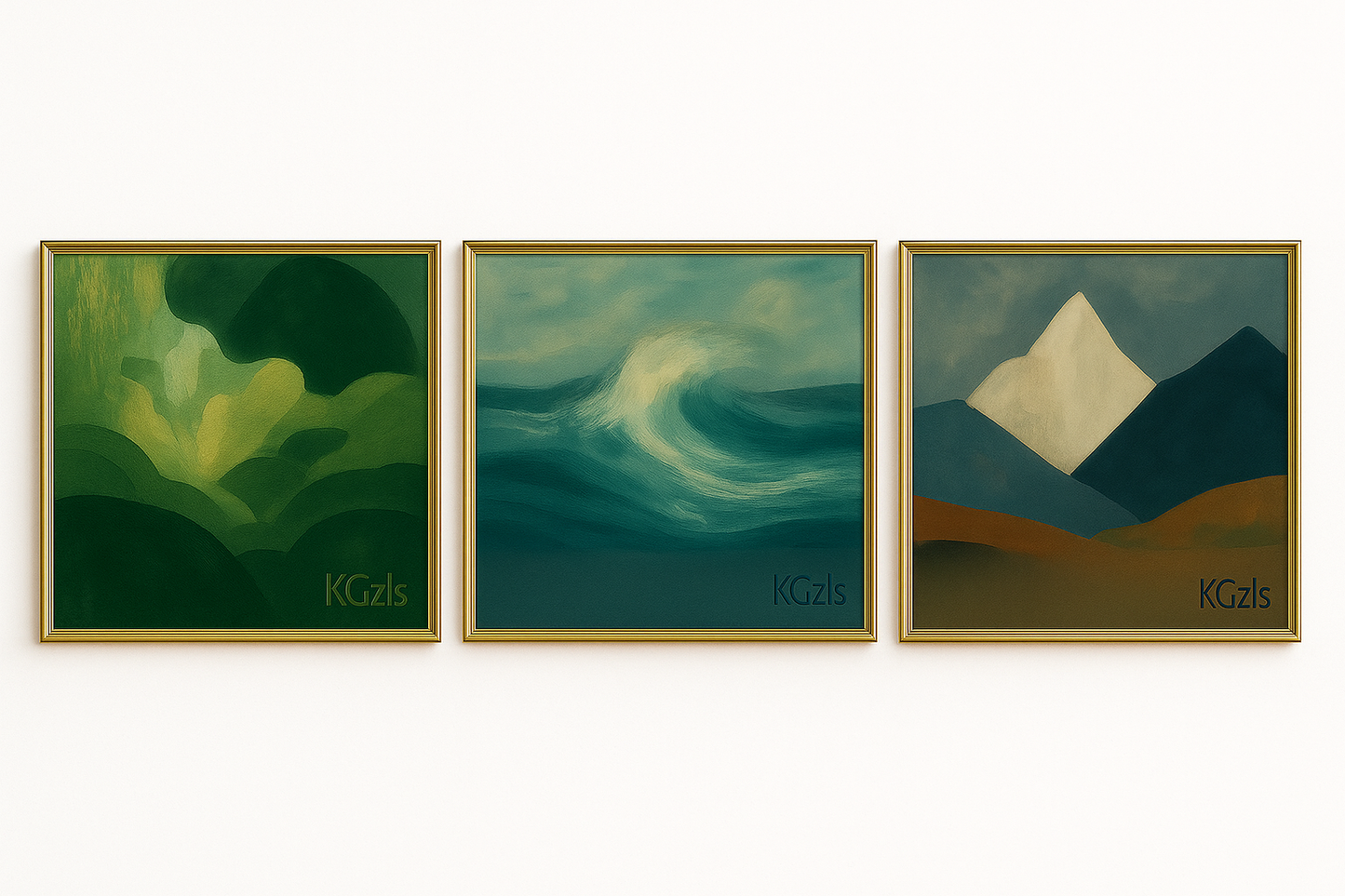 🎨 Doğanın Üçlüsü | Triptychon | KGzls