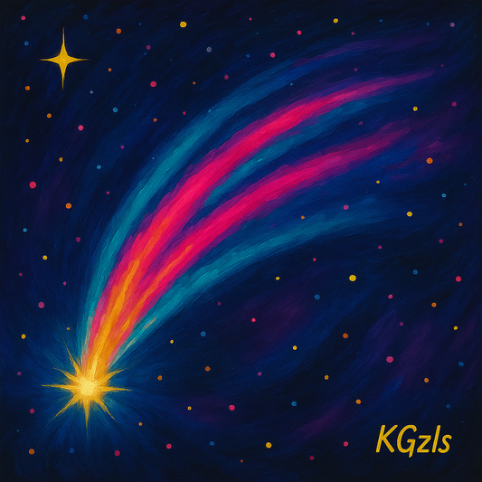 🎨 🌌 Evrensel Gezginler Üçlüsü – Kuyruklu Yıldız – Asteroit – Meteor