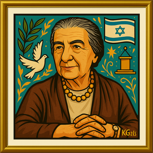 🎨 Golda Meir | ✨ Neo Art Queens | 20. Yüzyıl Kadınları