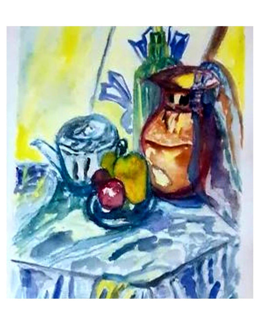 🎨 Masamdakiler | KGzls İmzalı Orijinal Tablo