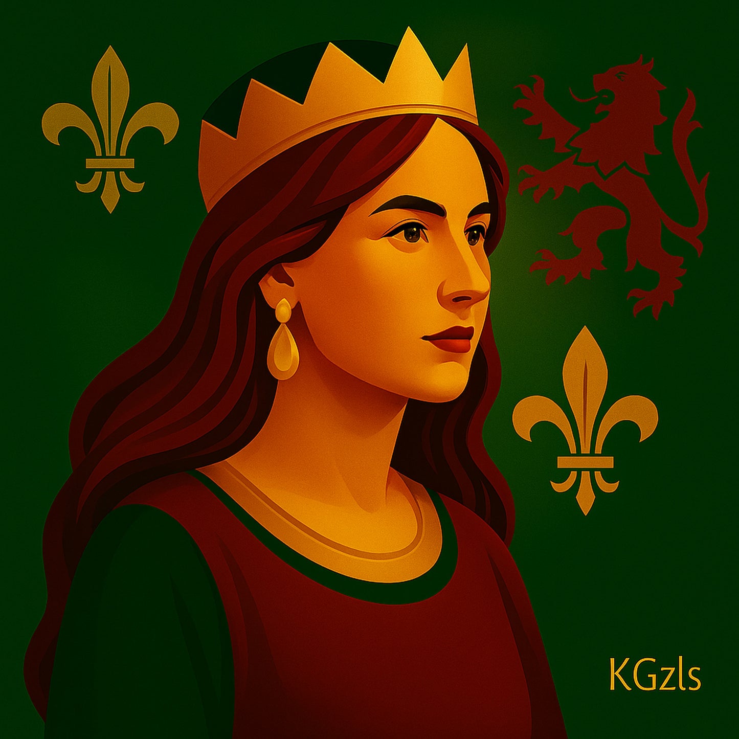 🎨 Eleanor of Aquitaine | NeoPop Queens Koleksiyonu |