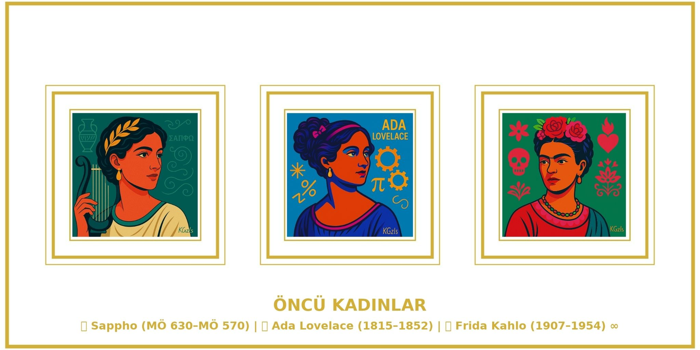 🎨 NeoPop Queens | Tarihten Günümüze 15 Kadın Portresi – Setler