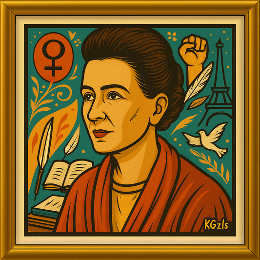 🎨 Simone de Beauvoir | ✨ Neo Art Queens | 20. Yüzyıl Kadınları