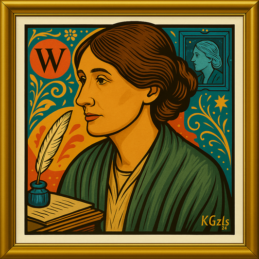 🎨 Virginia Woolf | ✨ Neo Art Queens | 20. Yüzyıl Kadınları