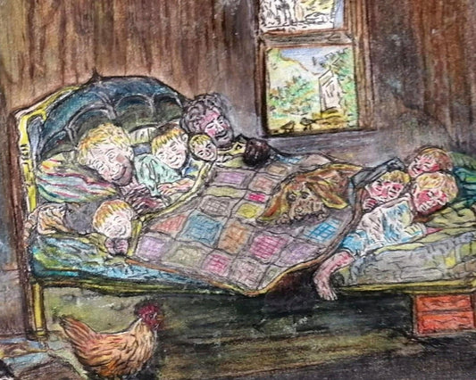 🎨 Yuvada Huzur | KGzls İmzalı Orijinal Tablo
