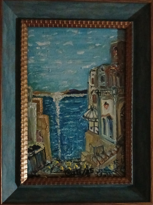 🎨 Akdenize Açılan Yol | KGzls İmzalı Orijinal Tablo