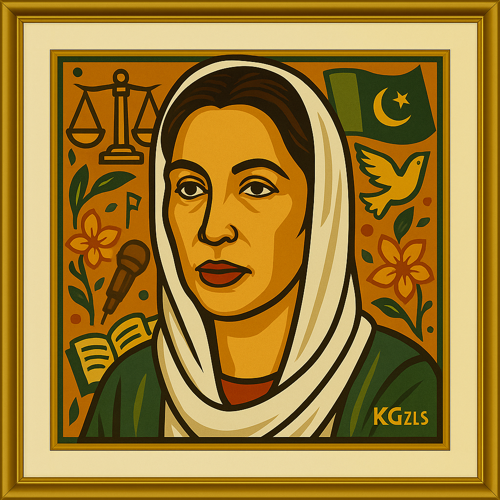 🎨 Benazir Bhutto | ✨ Neo Art Queens | 20. Yüzyıl Kadınları
