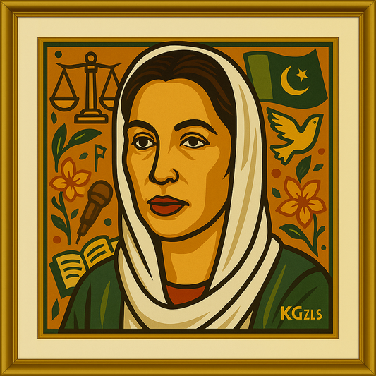 🎨 Benazir Bhutto | ✨ Neo Art Queens | 20. Yüzyıl Kadınları