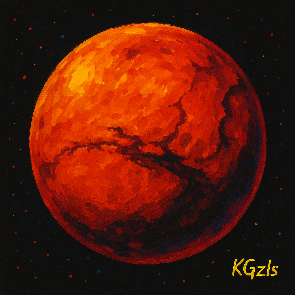 🎨 🌌 Kozmik Gezegenler Üçlüsü – Mars – Venüs – Jüpiter