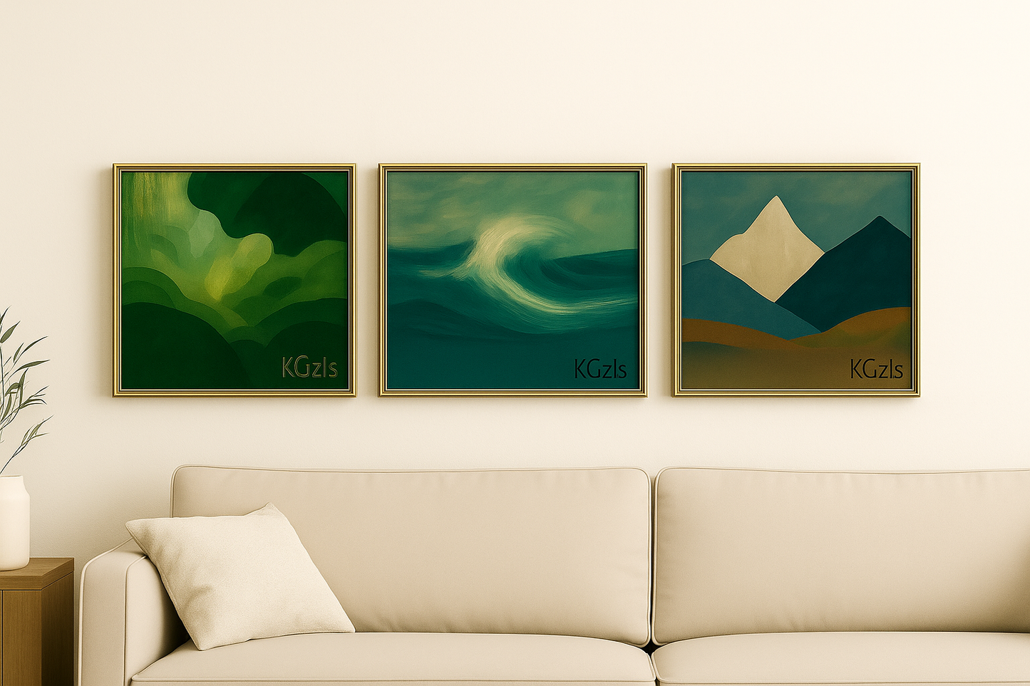 🎨 Doğanın Üçlüsü | Triptychon | KGzls