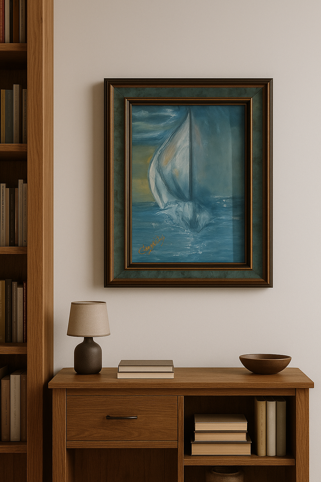 🎨 Sessiz Sefer | KGzls İmzalı Orijinal Tablo