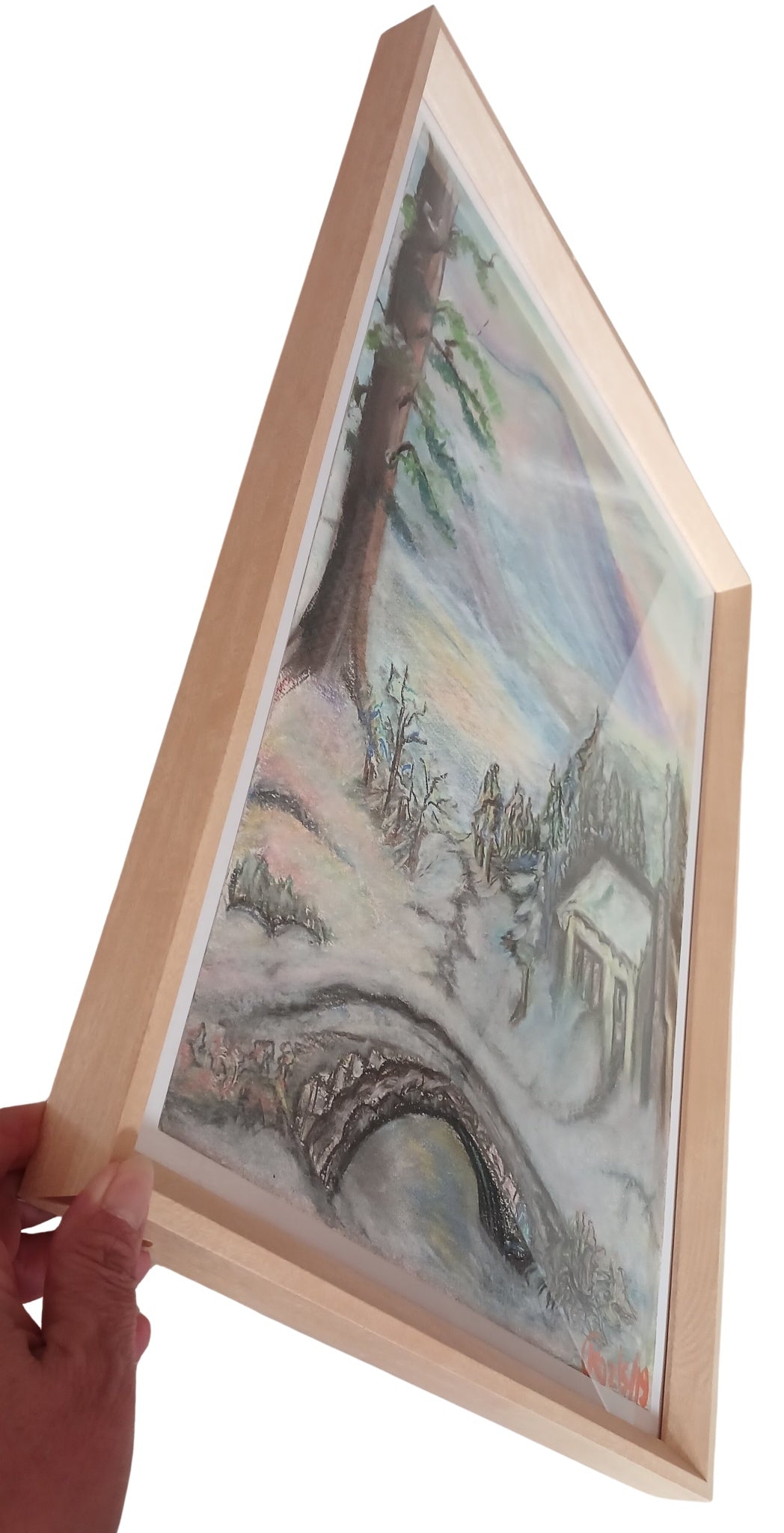 🎨 Mor Dağlar | KGzls İmzalı Orijinal Tablo |