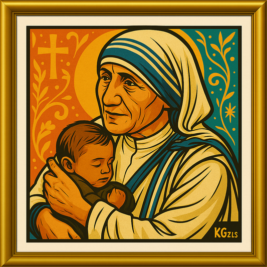🎨 Mother Teresa | ✨ Neo Art Queens | 20. Yüzyıl Kadınları