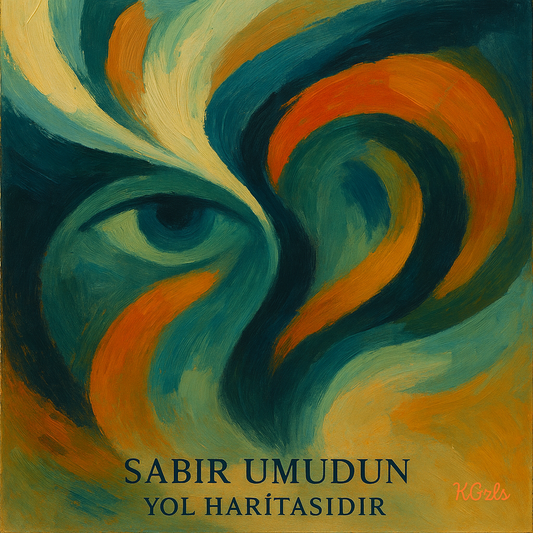 🌿 Sabır Umudun Yol Haritasıdır | Dijital Sanat Eseri (3 Versiyon)