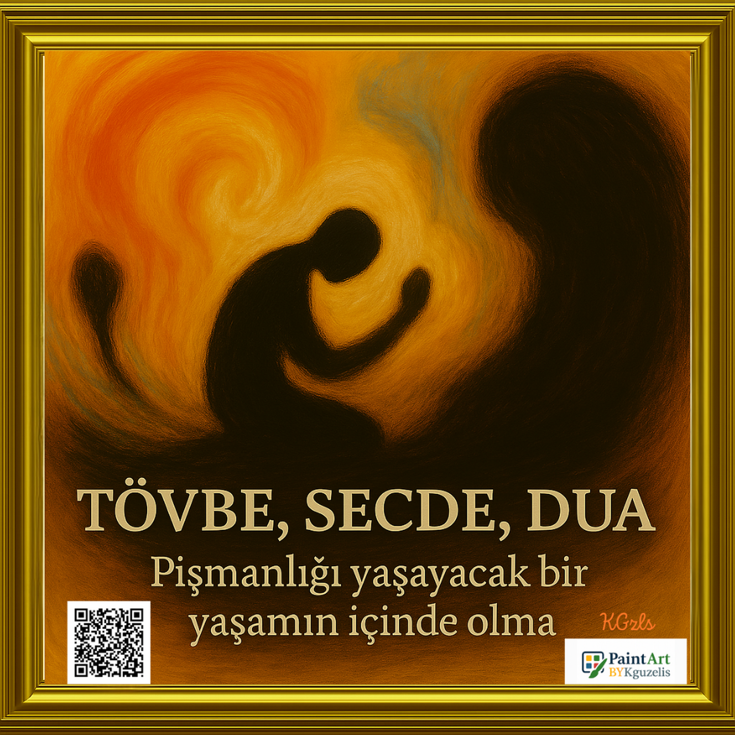 🕊️ Tövbe – Secde – Dua | Dijital Sanat Eseri (3 Versiyon)