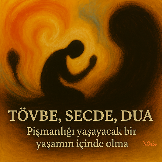 🕊️ Tövbe – Secde – Dua | Dijital Sanat Eseri (3 Versiyon)