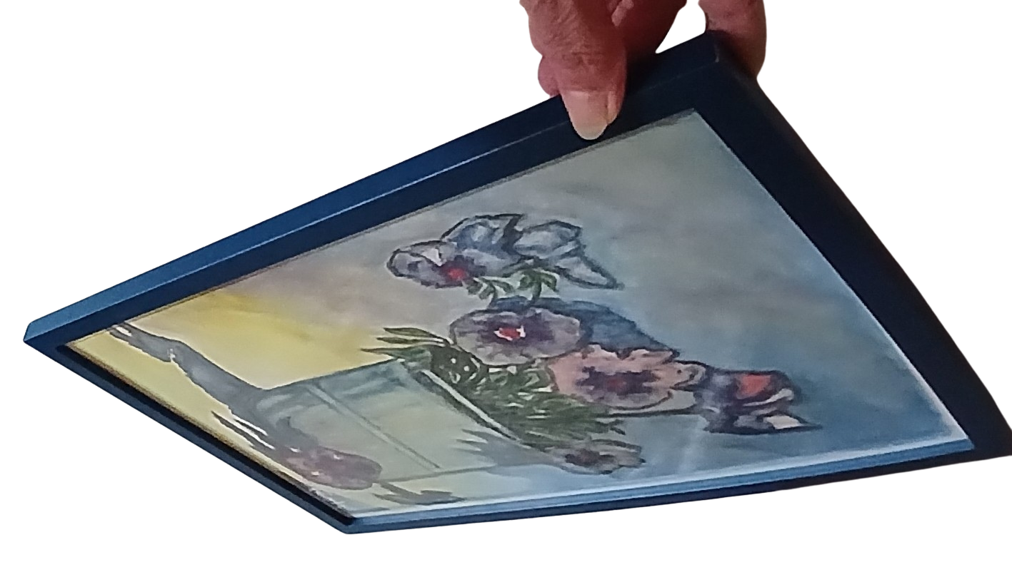 🎨 Yere Düşen Menekşe | KGzls İmzalı Orijinal Tablo